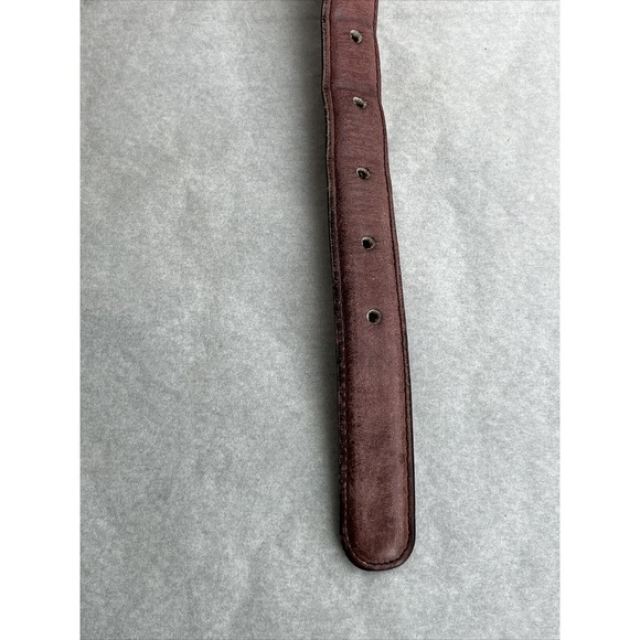Coach Belt Men's Women's Brown Glove Leather Size 36" Made In NYC Vintage 6605 - Picture 7 of 11